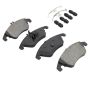 MPA 1003-1342M Quality-Built Black Series Semi-Metallic Brake Pads w/ Hardware