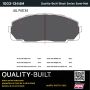 MPA 1003-1344M Quality-Built Black Series Semi-Metallic Brake Pads