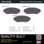 MPA 1003-1345C Quality-Built Black Series Ceramic Brake Pads w/ Hardware