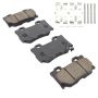 MPA 1003-1347C Quality-Built Black Series Ceramic Brake Pads w/ Hardware