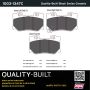 MPA 1003-1347C Quality-Built Black Series Ceramic Brake Pads w/ Hardware