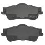 MPA 1003-1352C Quality-Built Black Series Ceramic Brake Pads w/ Hardware