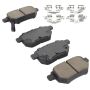 MPA 1003-1354AC Quality-Built Black Series Ceramic Brake Pads w/ Hardware