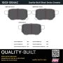 MPA 1003-1354AC Quality-Built Black Series Ceramic Brake Pads w/ Hardware