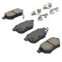 MPA 1003-1354C Quality-Built Black Series Ceramic Brake Pads w/ Hardware