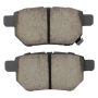 MPA 1003-1354C Quality-Built Black Series Ceramic Brake Pads w/ Hardware