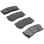 MPA 1003-1355M Quality-Built Black Series Semi-Metallic Brake Pads