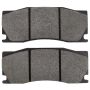 MPA 1003-1355M Quality-Built Black Series Semi-Metallic Brake Pads