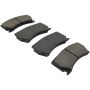 MPA 1003-1356M Quality-Built Black Series Semi-Metallic Brake Pads