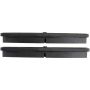 MPA 1003-1356M Quality-Built Black Series Semi-Metallic Brake Pads