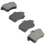 MPA 1003-1357M Quality-Built Black Series Semi-Metallic Brake Pads