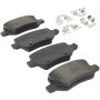 MPA 1003-1358M Quality-Built Black Series Semi-Metallic Brake Pads w/ Hardware