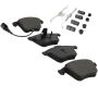 MPA 1003-1359M Quality-Built Black Series Semi-Metallic Brake Pads w/ Hardware