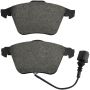 MPA 1003-1359M Quality-Built Black Series Semi-Metallic Brake Pads w/ Hardware