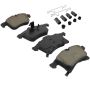 MPA 1003-1361C Quality-Built Black Series Ceramic Brake Pads w/ Hardware