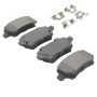 MPA 1003-1362M Quality-Built Black Series Semi-Metallic Brake Pads w/ Hardware