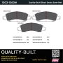 MPA 1003-1363M Quality-Built Black Series Semi-Metallic Brake Pads w/ Hardware