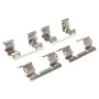 MPA 1003-1363M Quality-Built Black Series Semi-Metallic Brake Pads w/ Hardware