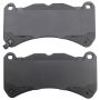 MPA 1003-1365M Quality-Built Black Series Semi-Metallic Brake Pads w/ Hardware