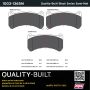 MPA 1003-1365M Quality-Built Black Series Semi-Metallic Brake Pads w/ Hardware