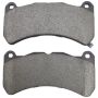 MPA 1003-1365M Quality-Built Black Series Semi-Metallic Brake Pads w/ Hardware
