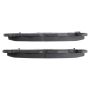 MPA 1003-1365M Quality-Built Black Series Semi-Metallic Brake Pads w/ Hardware