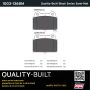 MPA 1003-1368M Quality-Built Black Series Semi-Metallic Brake Pads w/ Hardware