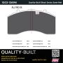 MPA 1003-1369M Quality-Built Black Series Semi-Metallic Brake Pads