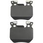 MPA 1003-1372C Quality-Built Black Series Ceramic Brake Pads w/ Hardware