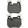MPA 1003-1372M Quality-Built Black Series Semi-Metallic Brake Pads w/ Hardware