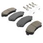 MPA 1003-1374C Quality-Built Black Series Ceramic Brake Pads w/ Hardware