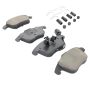 MPA 1003-1375C Quality-Built Black Series Ceramic Brake Pads w/ Hardware