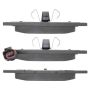 MPA 1003-1375C Quality-Built Black Series Ceramic Brake Pads w/ Hardware