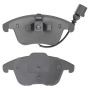 MPA 1003-1375M Quality-Built Black Series Semi-Metallic Brake Pads w/ Hardware