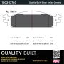 MPA 1003-1376C Quality-Built Black Series Ceramic Brake Pads w/ Hardware