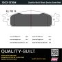 MPA 1003-1376M Quality-Built Black Series Semi-Metallic Brake Pads w/ Hardware