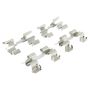 MPA 1003-1376M Quality-Built Black Series Semi-Metallic Brake Pads w/ Hardware
