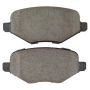 MPA 1003-1377AC Quality-Built Black Series Ceramic Brake Pads w/ Hardware