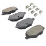 MPA 1003-1377C Quality-Built Black Series Ceramic Brake Pads w/ Hardware
