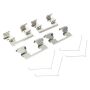 MPA 1003-1378C Quality-Built Black Series Ceramic Brake Pads w/ Hardware