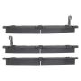 MPA 1003-1378C Quality-Built Black Series Ceramic Brake Pads w/ Hardware