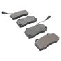 MPA 1003-1379AM Quality-Built Black Series Semi-Metallic Brake Pads w/ Hardware