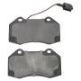 MPA 1003-1379AM Quality-Built Black Series Semi-Metallic Brake Pads w/ Hardware