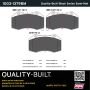 MPA 1003-1379BM Quality-Built Black Series Semi-Metallic Brake Pads