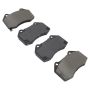 MPA 1003-1379M Quality-Built Black Series Semi-Metallic Brake Pads w/ Hardware