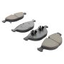 MPA 1003-1381M Quality-Built Black Series Semi-Metallic Brake Pads