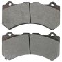 MPA 1003-1382M Quality-Built Black Series Semi-Metallic Brake Pads
