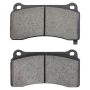 MPA 1003-1383M Quality-Built Black Series Semi-Metallic Brake Pads w/ Hardware