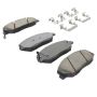 MPA 1003-1384C Quality-Built Black Series Ceramic Brake Pads w/ Hardware