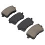 MPA 1003-1386AC Quality-Built Black Series Ceramic Brake Pads w/ Hardware